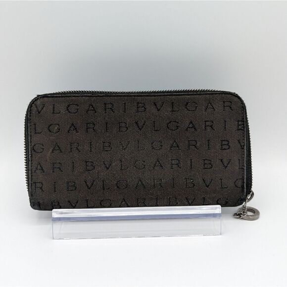 BVLGARI Canvas Printed Wallet - Picture 11 of 12